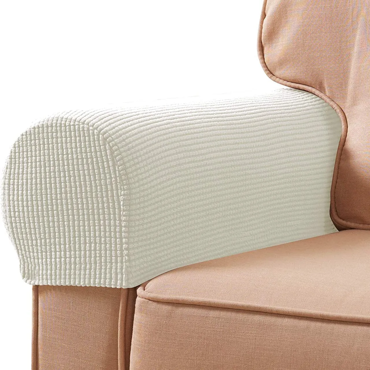 2-Piece: Jacquard Sofa Armrest Slipcover