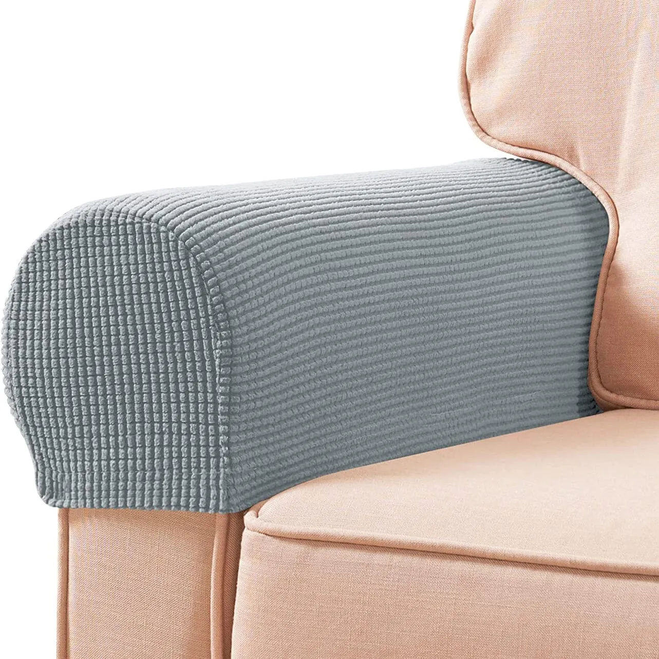 2-Piece: Jacquard Sofa Armrest Slipcover