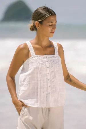 Ari White Cami Top