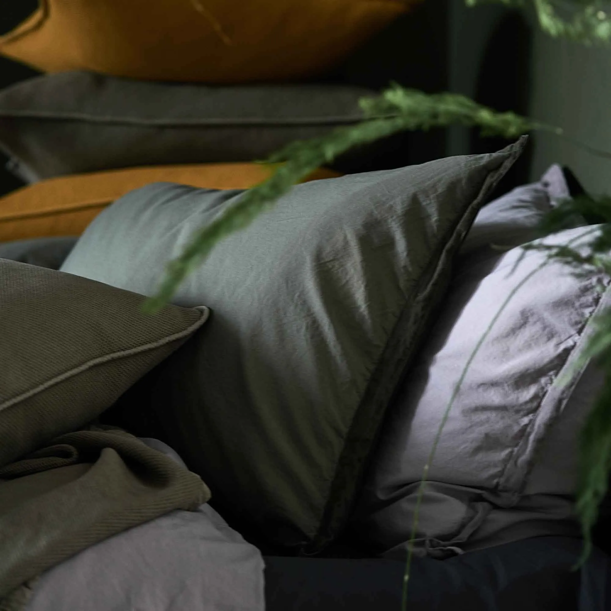 Balaia Pillowcase [Moss green]