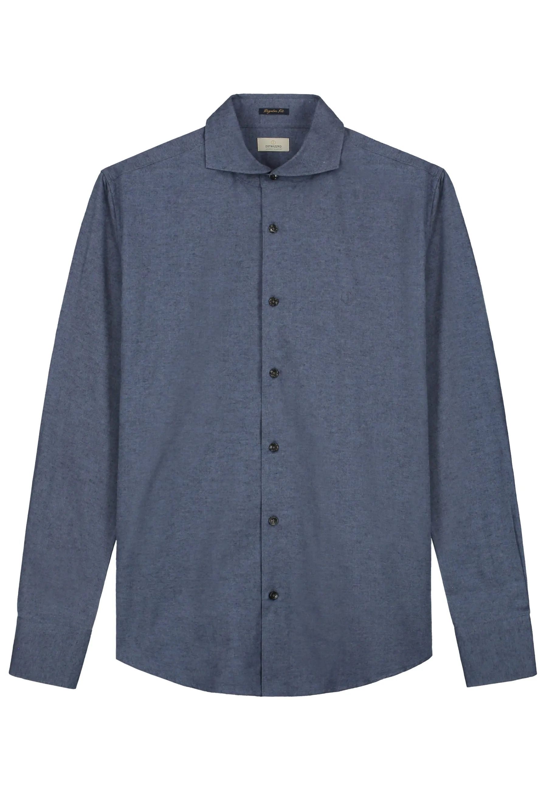 Brushed Cotton Shirt: Blue Nights