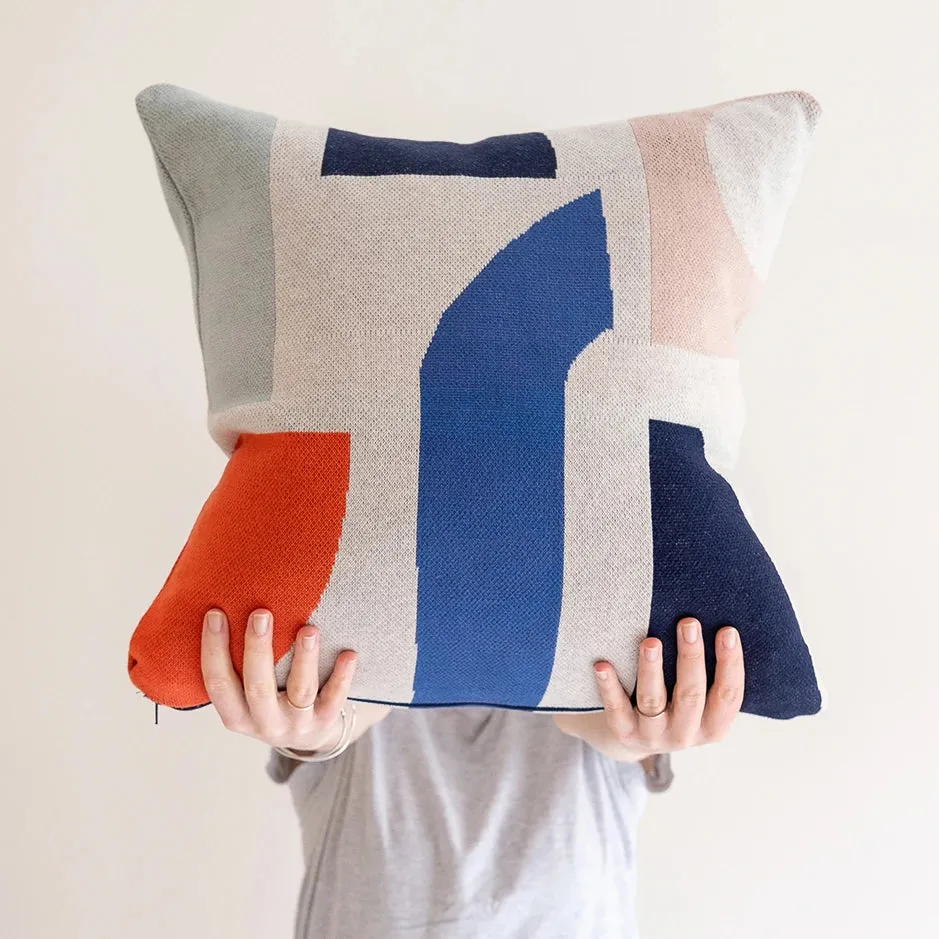 Bruten Cushion | Multi | Cotton & Biodegradable Inner | by Sophie Home