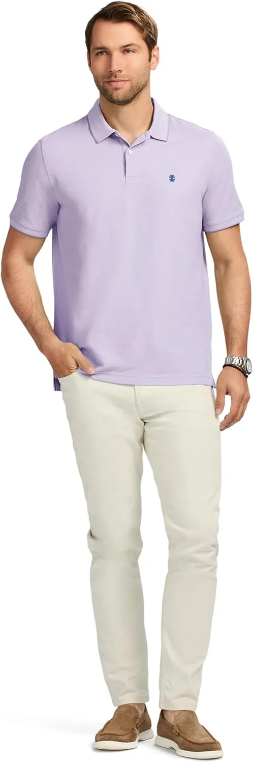 IZOD Men's Advantage Performance Short Sleeve Polo Shirt
