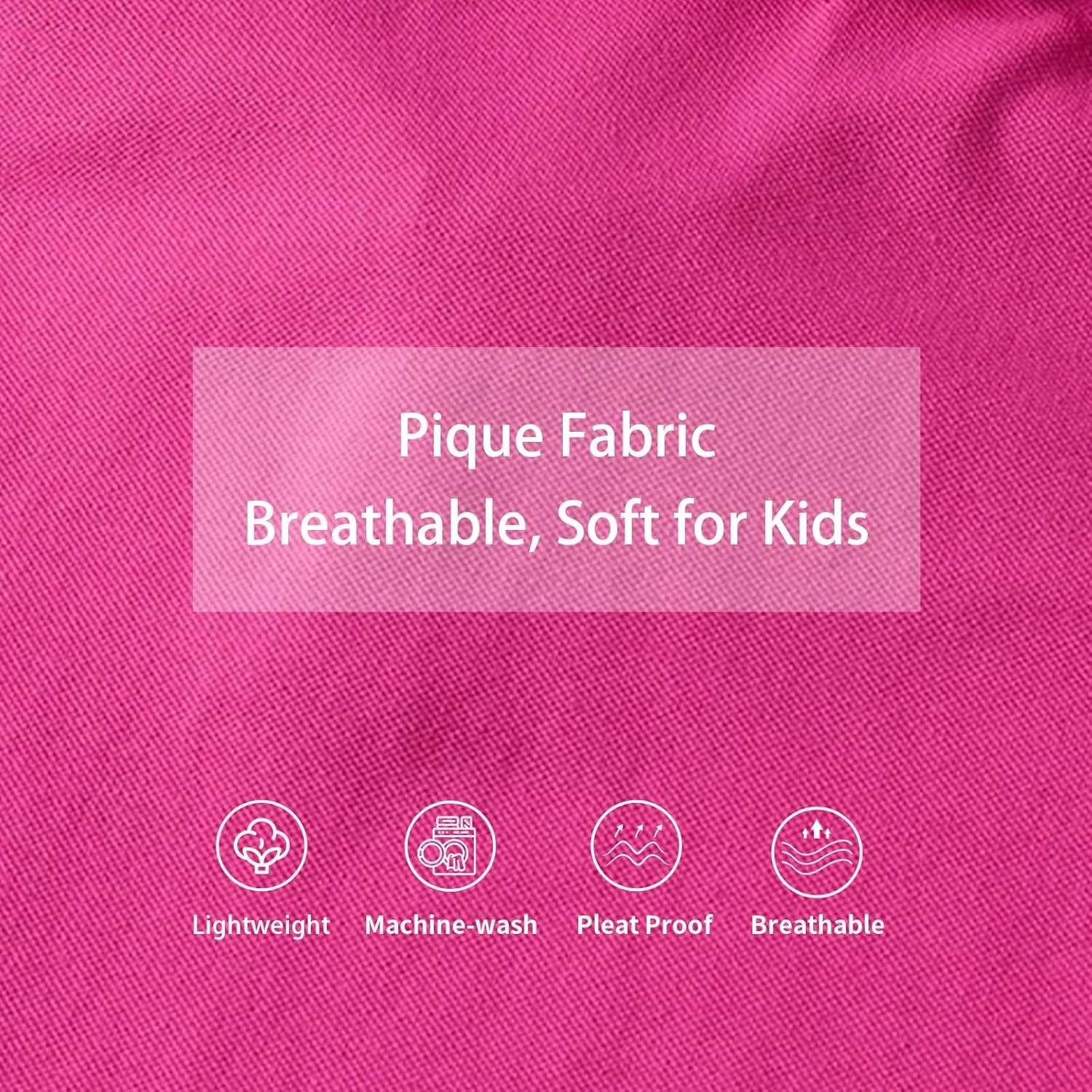 LittleSpring Kids School Uniform Pique Polo Shirts Short Sleeve