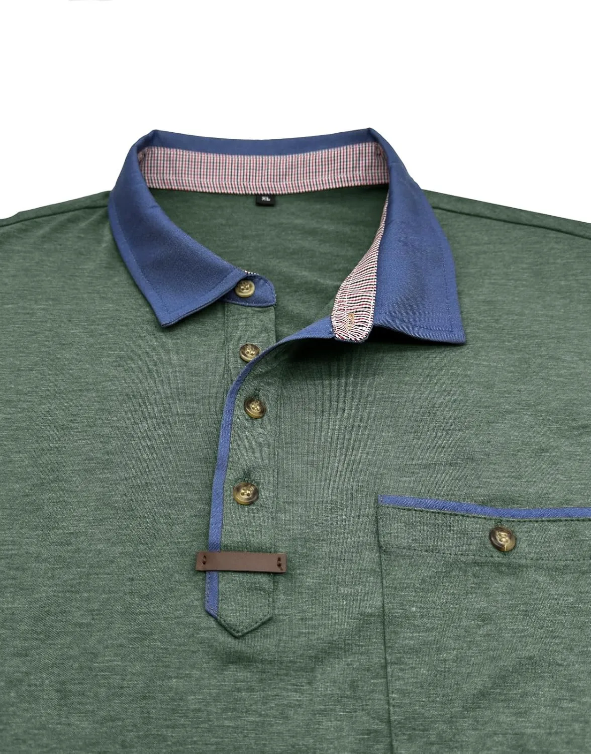 Men's Casual Polo Shirts Classic Button Basic Short Sleeve Shirt Lightweight Cotton Tees Golf Stylish Tops