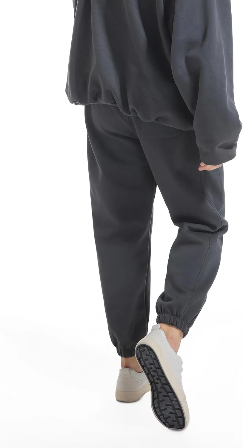 Men's Lightweight Cotton Sweatpants with Pockets Drawstring Joggers Workout Pants for Lounge,Gym,Running