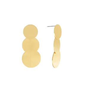 Tara Multi Dot Earring Gold Plating