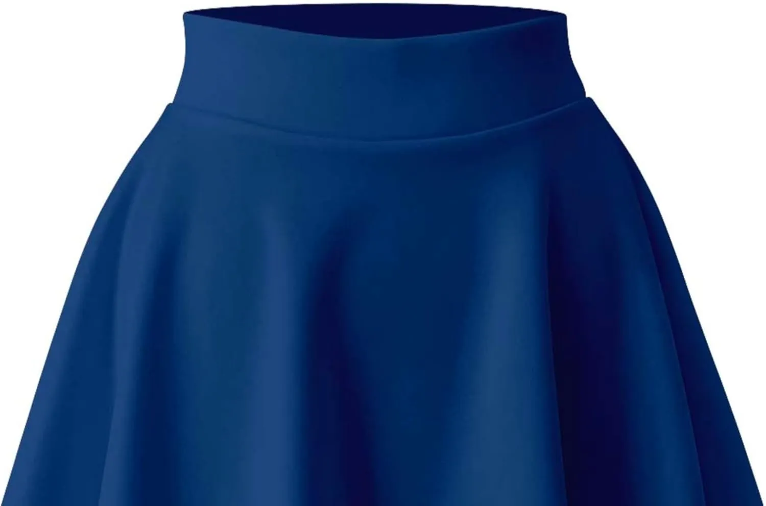 Women's Basic Versatile Stretchy Flared Skater Skirt (S-XL)